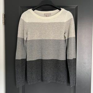 Banana Republic Wool Blend Color Block Sweater